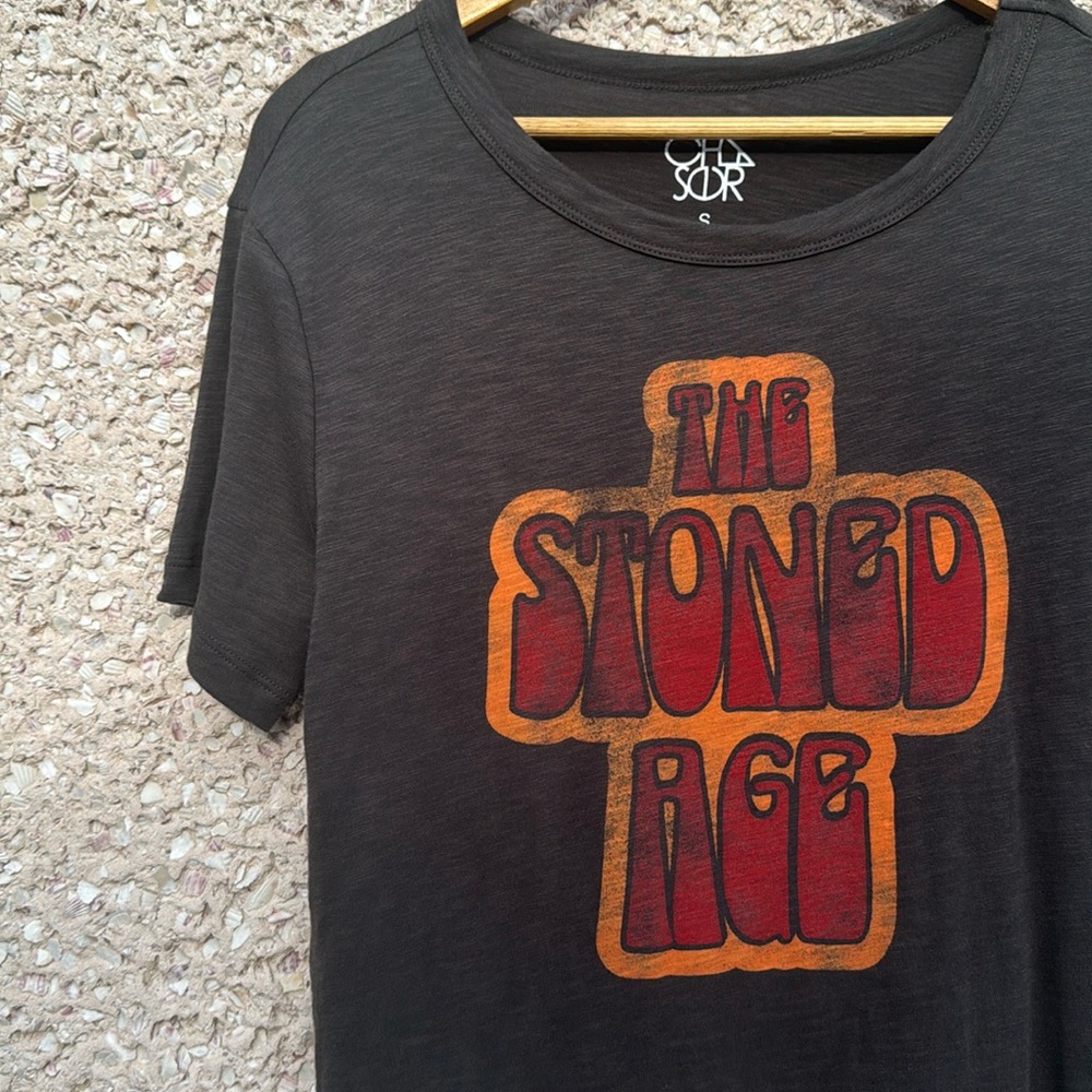 Chaser Graphic Tee in Gray “The Stoned Age” - Picture 2 of 6